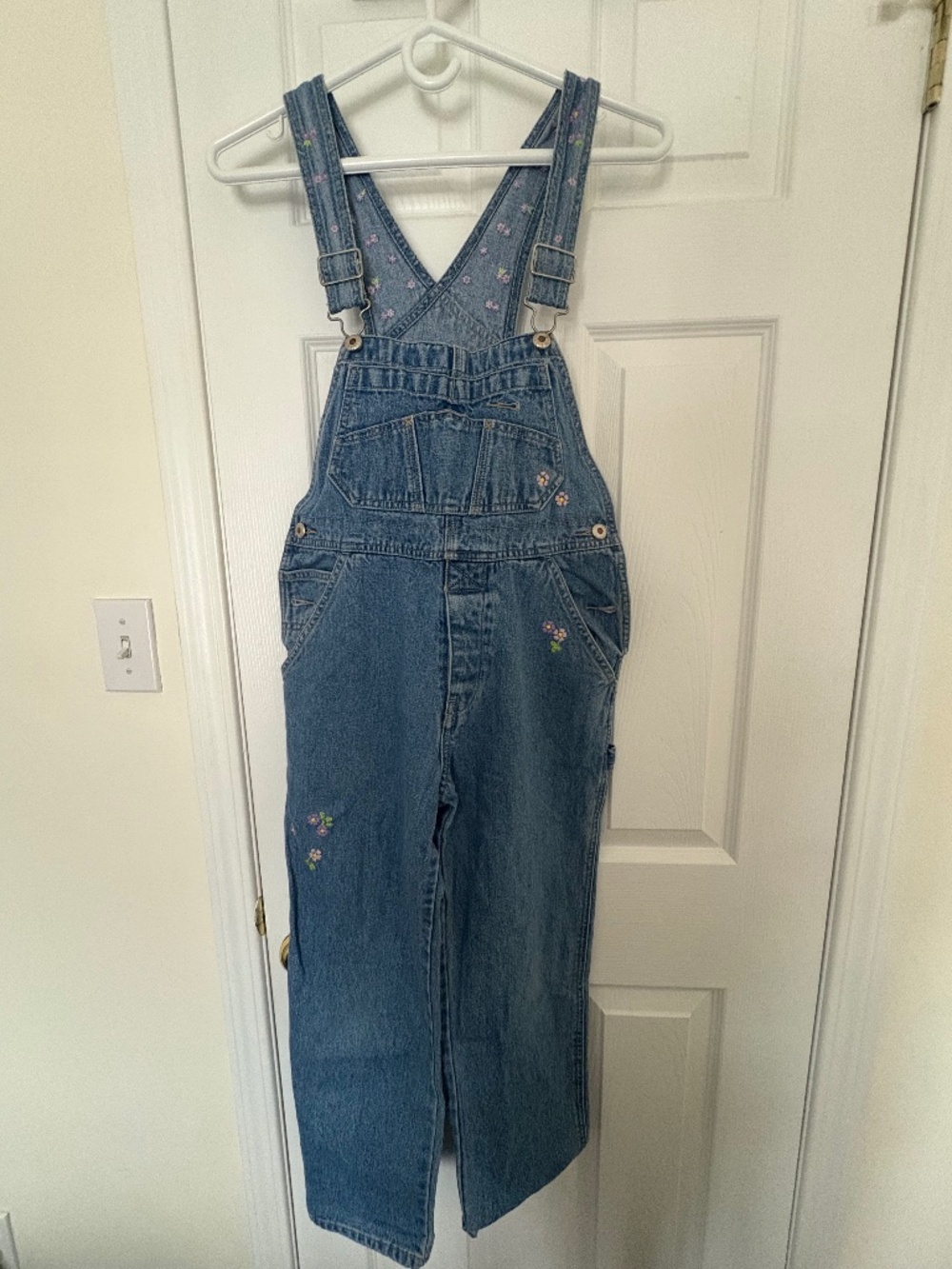 Embroidered Overalls